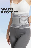 1 Cinturón de soporte Lumbar ajustable para espalda, correa de cintura transpirable para alivio del dolor de espalda baja, escoliosis, hernia de disco, ciática，Soporte de cintura deportivo y cinturón abdominal. - details 1