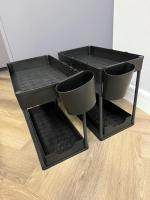 Organizador De Baño Y Cocina Con Dos Cajones Deslizantes Y Ganchos Estante De Almacenamiento Multifuncional Para Fregadero - details 12