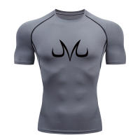 Camiseta De Compresión Para Hombre Fitness Workout Con Estampado De Anime Sport Típica De Gimnasio Secado Rápido Top Tee Verano - details 9
