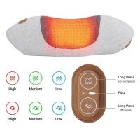 Almohada De Masaje Para El Cuello Eléctrica Con Compresión Caliente Y Vibración Espuma De Memoria Soporte Para La Columna Vertebral Relajante Para Dormir - details 8