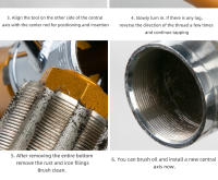 Sujeta De Rosca Ajustable AXI Conjunto De Llaves Herramientas De Taponado Para Bisagra De Bicicleta Reparación De Bicicletas Herramienta De Trabajo - details 13