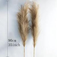 Decorativo Artificial De Pampas Alta Y Fluffly Para Decoración De Hogar Y Dormitorio Estilo Bohemio Flores De Seda Para Bodas Y Fiestas Navideñas - details 5