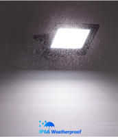 Lámpara De Inundación LED IP66 Impermeable 10W 20W 30W 50W 100W AC 220V Con Reflectores Para Calles Y Jardines Luz Exterior Moderna De Aluminio - details 1
