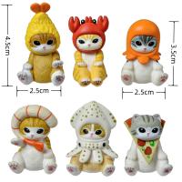 Figura De Anime Miniatura Mfusand Shark Cat Cos Sanrio En Caja Sorpresa Ornamento De Animal Fruta Juguetes Para Niños Regalo De Cumpleaños - details 21
