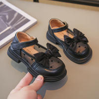 Sandalias De Verano Para Niñas Con Cordones Y Punta Redonda Transpirable Cómodas De Color Sólido Casual Ligeros Para Caminar - details 6
