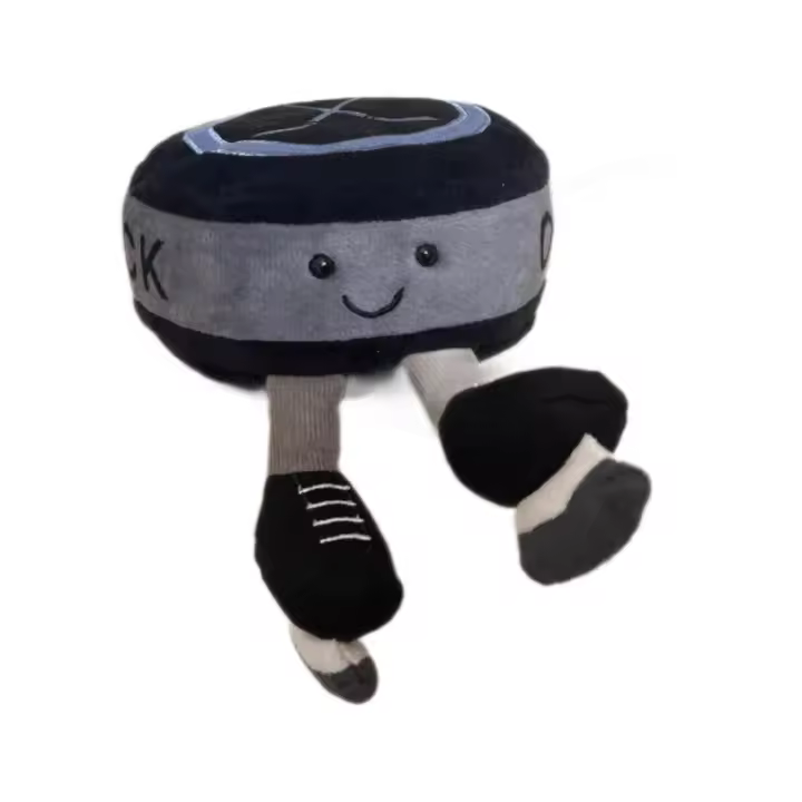 Muñeca De Goma Jelly Cat 10cm Serie De Hockey En Hielo Peluche Interactivo Resistente Mordida Juguete Para Mascotas Regalo De Navidad - 1