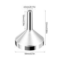 5Pcs Funel De Acero Inoxidable Mini Para Cocina Con Filtro Desmontable Y Boca Ancha Herramientas De Cocina Para Conservas De Aceite Y Líquidos - details 0
