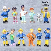 Juego De 12 Figuras De Acción Fireman Sam PVC Para Niños Y Niñas Modelo De Lucha Contra Incendios De Anime Cartoon Regalo De Cumpleaños O Navidad - details 0