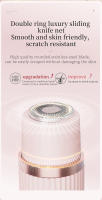 Afeitadora Eléctrica Para Mujer Epilador De Bikini Trimmer Shaver Eléctrico Para Área Privada Axilas Piernas Y Cabello Facial Eliminación De Pelo - details 10