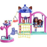 Parque de juegos de Sabine y Seneca Squirrel Enchantimals City Tails Dos muñecas con mascotas ardilla MATTEL (HHC16) - details 0