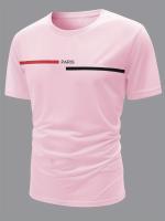 Camiseta De Algodón Puro 100% Para Hombre Estampado De PARIS Cuello Redondo Manga Larga Cómoda Y Casual Para El Verano - details 25