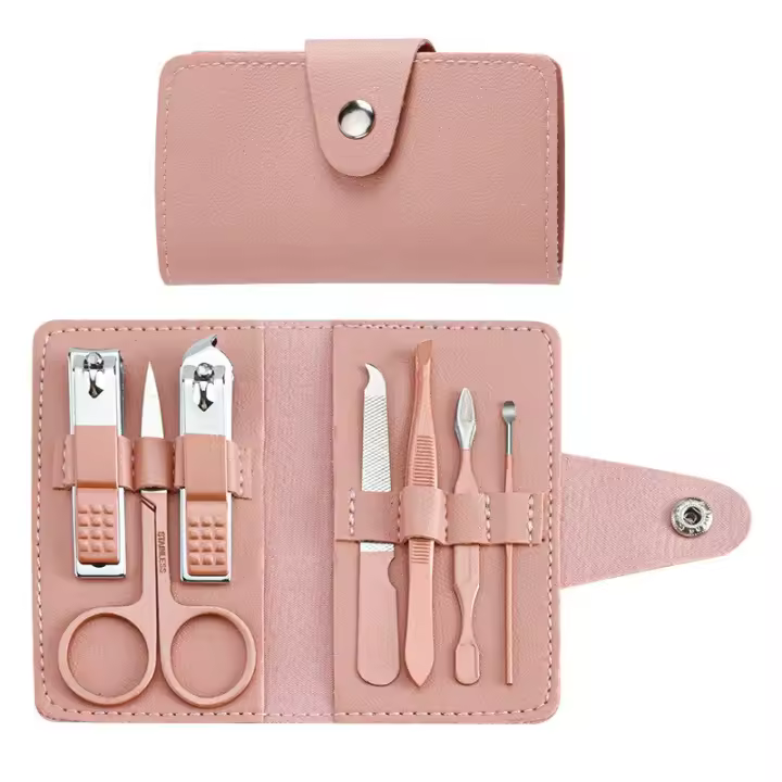 Nuevo Kit De Manicura 30 En 1 Cortauñas Rojo Para Mujer Conjunto De Herramientas De Pedicura Y Cortauñas De Acero Carbono - 1
