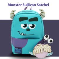 Mochila Loungefly Disney Monster Sullivan Mini PU De Cuero Para Hombre Y Mujer Bolsa De Moda Para Outdoor Y Escuela Regalo De Cumpleaños - details 4