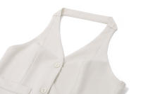Conjunto De Moda Casual Para Mujer Candyhot Con Top Sin Mangas Y Vestido Bodycon Retro De Cintura Alta Estilo Callejero - details 12