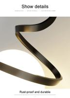 Lámpara Colgante Nórdica LED Para Dormitorio Y Sala De Estar Iluminación Interior Decorativa Para Mesa De Comedor Y Hogar - details 15