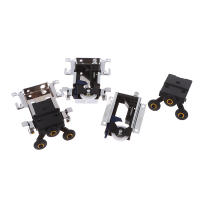 Kit De Ruedas Para Puerta Deslizante De Armario Top/Bottom Side-mounted Hanging Sliding Pulley Open Wheel Para Armario - details 0