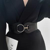Cinturón De Mujer Estilo Otoño Con Vestido Adornado Y Cintura Ancha Material PU Y Poliéster Moda Geométrica - details 2