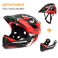 Casco De Bicicleta Para Niños Con Cara Completa Desmontable Deportes Infantiles Ciclismo MTB Patinaje En Rodillos Seguridad Y Comodidad Para Niños - details 2