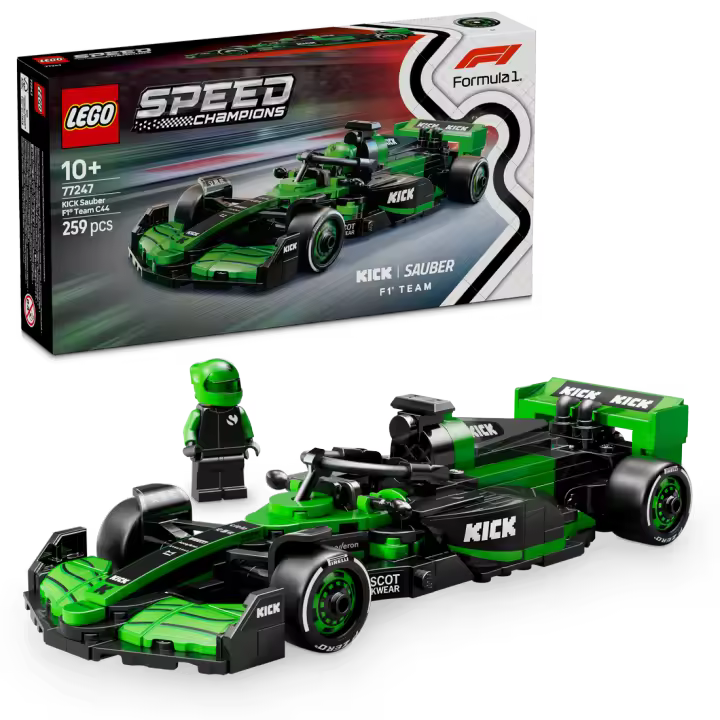 COCHE DE CARRERAS KICK SAUBER F1® TEAM C44 - LEGO SPEED CHAMPIONS (77247) - 1