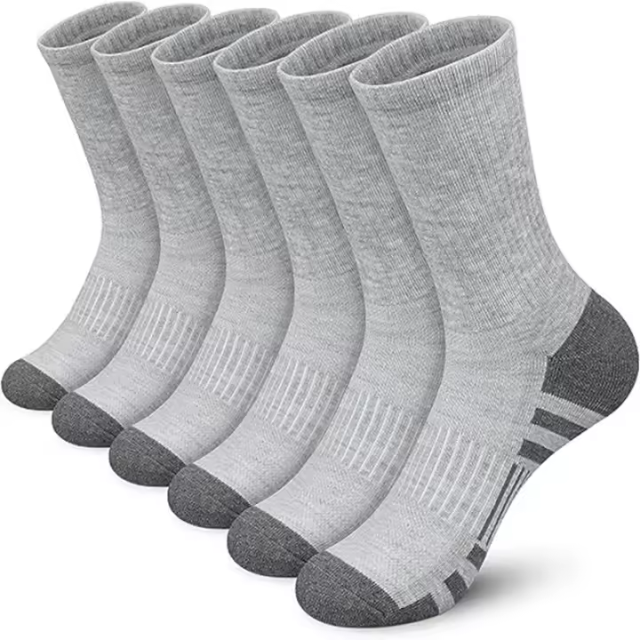 6 Pares De Calcetines Deportivos Para Mujer Y Hombre Talla Grande EUR39-47 Calidad Superior Para Gimnasio Running Baloncesto Fútbol High Tube - 1