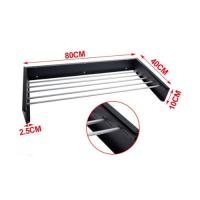 Tendedero plegable de pared uso interior tanto exterior de metal 80 x 40 cm o 100 x 50 cm - details 1