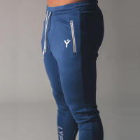 Pantalones De Fitness Para Hombre Verano Transpirables Pantalones Deportivos Casuales Ajustados Con Cierre De Cremallera Y Punta Pequeña - details 15