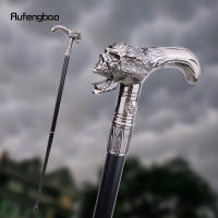 Bastón De Moda Con Cabeza De Calavera 93cm Elegante Decorativo Para Hombres Cosplay Con Punta De Goma Y Mango De Aleación De Aluminio - details 0