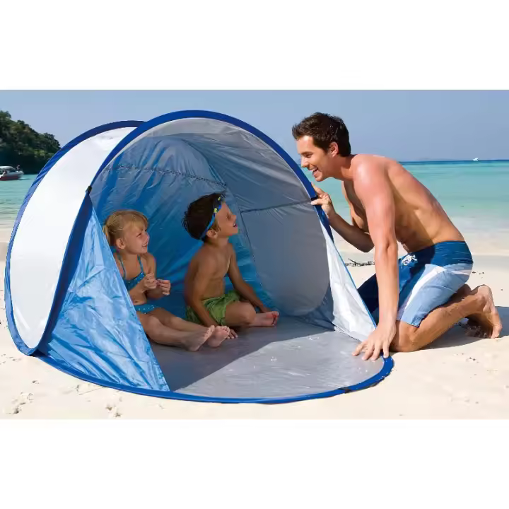 Piscinas finstock tienda quitavientos nylon 193x119x84 cm 67438 - 1