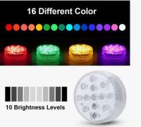 Luces LED Sumergibles IP68 Impermeable 16 Colores RGB con Ventosa - details 1