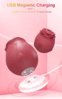 Vibrador De Succión De Rosas Para Mujeres Juguetes Sexuales Clitóris Y Pezones Sucker G Spot Vibradores Para Adultos Material De Silicona - details 6
