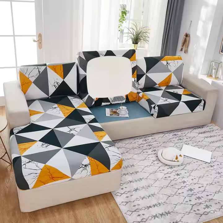 DUDUME Funda elástico para asiento de asiento, Protector de sofá para Sala de estar, lavable y extraíble, 1 Unidad - 1