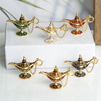 Lámpara De Wishing Legend Aladina Con Genio Adorno De Estilo Palacio Para Decoración De Sala De Estar Fiesta Dinner Craft - details 0