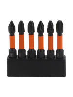 Juego De 6 Piezas De Puntas De Encendedor Magnéticas PH1 PH2 PH3 PZ1 PZ2 PZ3 Con Portabrocas Hexagonal Para Herramientas Manuales - details 27