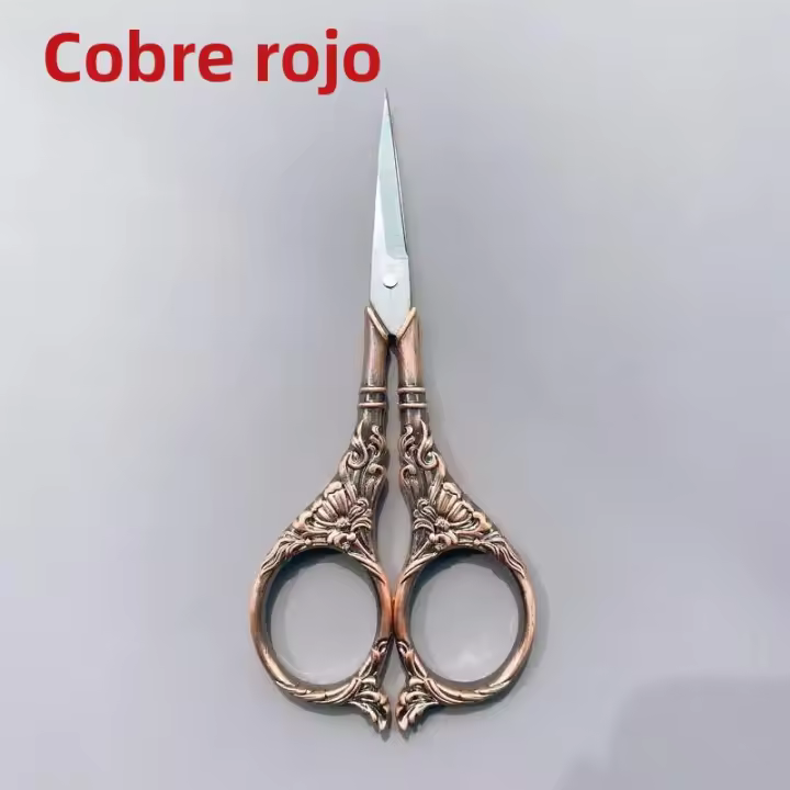 Tijeras De Costura Vintage Europeas 1Pc Herramienta De Tela Para Bordado Y Tailor Retro Diseño Elegante Para Manualidades - 1