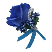 Broche De Silken Artificial Para Mujer Y Hombre Corsé De Mano Flor De Boda Decoración De Fiesta Para Novio Y Novia - details 6