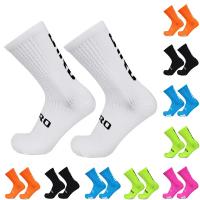Calcetines De Ciclismo De Compresión Para Competición Respirables Para Hombre Y Mujer Calcetines De Montaña Deporte Algodón Rodilla-Alto - details 0