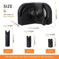 Afilador De Cuchillos Multifuncional Para Broca De Taladro Eléctrico Doble Cara Polimérica Desechable Afinador De Herramientas - details 8