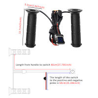 Manoplas Calientes Para Motocicleta 22mm Cubierta Calentadora De Manillar Regulación De Temperatura Tercer Cuadro 12V 40-60°C Accesorio Para Motociclistas - details 15