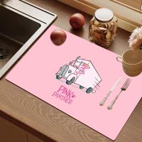 Mantel De Cocina Pink Panther No Esmerilado Resistente Al Calor Con Antiadherente Y Drenaje Para Mesa Y Platos Tamaño Variado - details 9