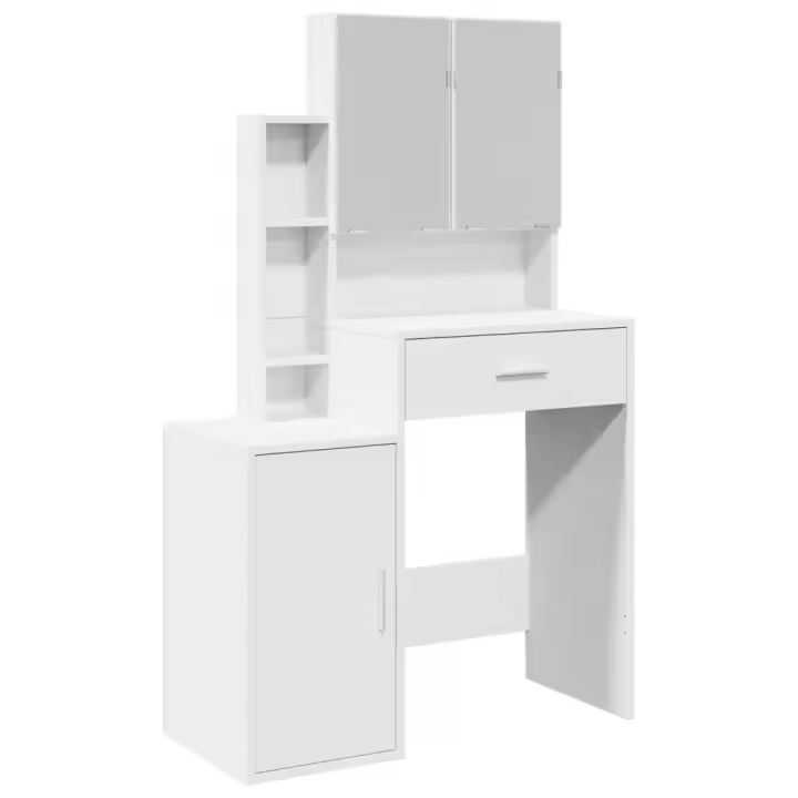 Tocador con mueble blanco 80x35x132 cm - 1