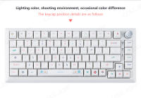 Keycaps De PBT 127 Teclas Tema Neón XDA Perfil ISO Para Teclado Mecánico RGB Compatible Con Cherry MX Switch Layout Inglés Y Coreano - details 3
