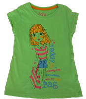 Camiseta Niña Manga Corta Losan Naranja Rosa  Verde 2 años 5 años 6 años 7 años 92 110 116 122 Algodón Verano - details 2