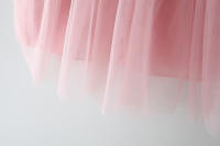 Falda De Malla Con Tirantes Colgantes De Flor Para Niñas Verano Estilo Princesa Casual Poliéster Sin Mangas Longitud De Rodilla Ropa De Verano Para Niñas - details 10