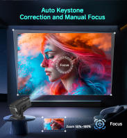 Proyector Portátil DOAN HY320 Mini Native 720P Soporta 4K Android 11 300ANSI Dual Wifi6 BT5.2 Exterior Rotable 180° Proyector - details 5