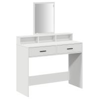 Mesita de tocador vidaXL blanca con cajones 100x41x140 cm - details 1