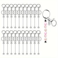 10/20Pcs Llavero Pole Charm Encantado Colgante Bonito Conjunto De Adornos Llavero DIY Suministros Para Hacer Pendantes Vacíos - details 0