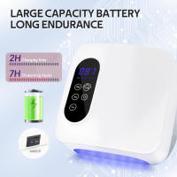 Lámpara De Secado De Uñas LED Profesional 36LEDS 72W Recargable Con 4 Configuraciones De Tiempo Y Sensor Inteligente Sin Cable - details 5