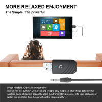 Adaptador Bluetooth Inalámbrico 3 En 1 Transmisor Receptor Con Auricular Para Coche Reproductor De Música Y Altavoz AUX USB 3.5mm - details 4