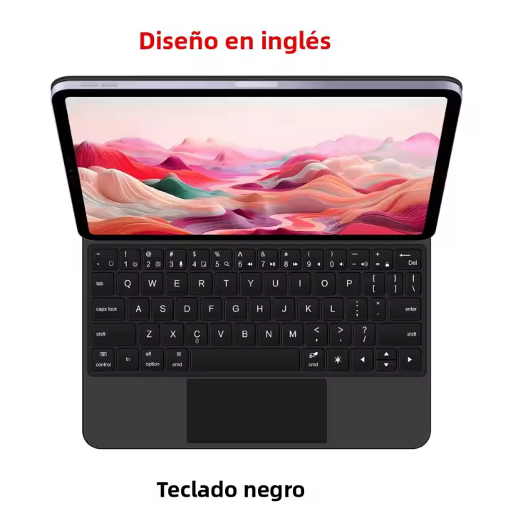 Funda Inteligente Con Teclado Mágico Para Samsung Galaxy Tab S10+ S10 plus 12.4 Pulgadas Cubierta De Teclado Para Tableta Con Teclas En Portugués Español Y Coreano - 1