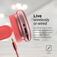 Promate AirBeat Cascos Inalámbricos Bluetooth Ergonómico Ajustable Micrófono Integrado Radio FM/Tarjeta TF/AUX 3,5 mm - details 4